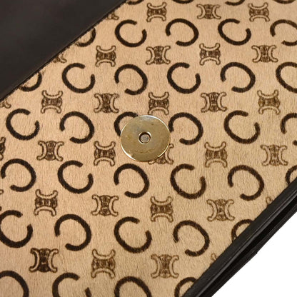 Celine * Beige Pony Hair C Macadam Shoulder Bag