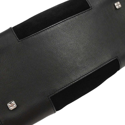 Loewe Black Suede Amazona 28 Handbag