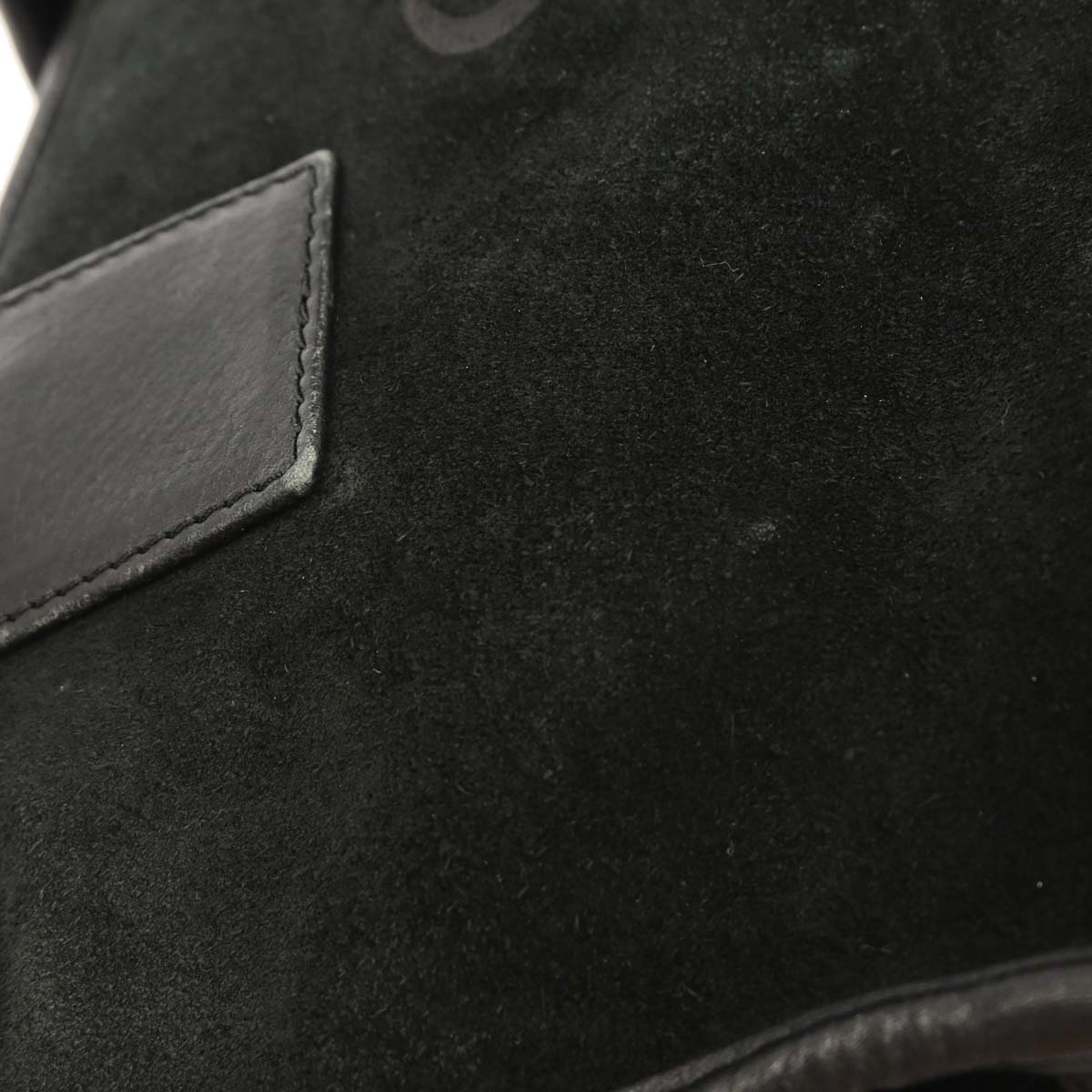 Loewe Black Suede Amazona 28 Handbag