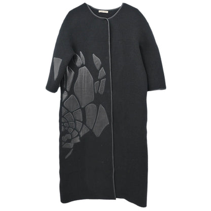 Bottega Veneta Collarless Coat Black #40