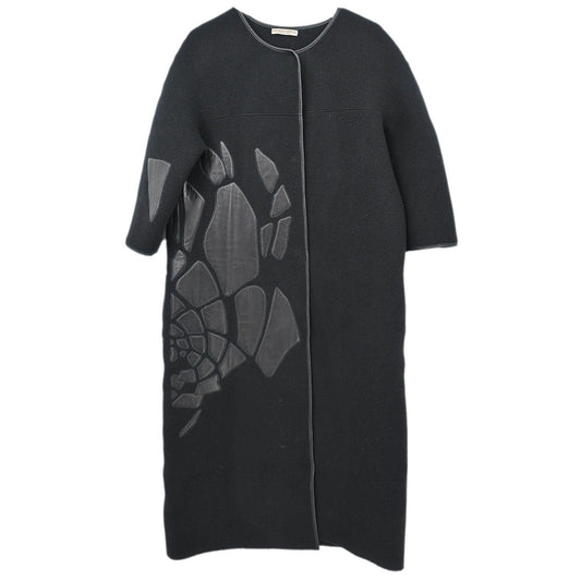 Bottega Veneta Collarless Coat Black #40