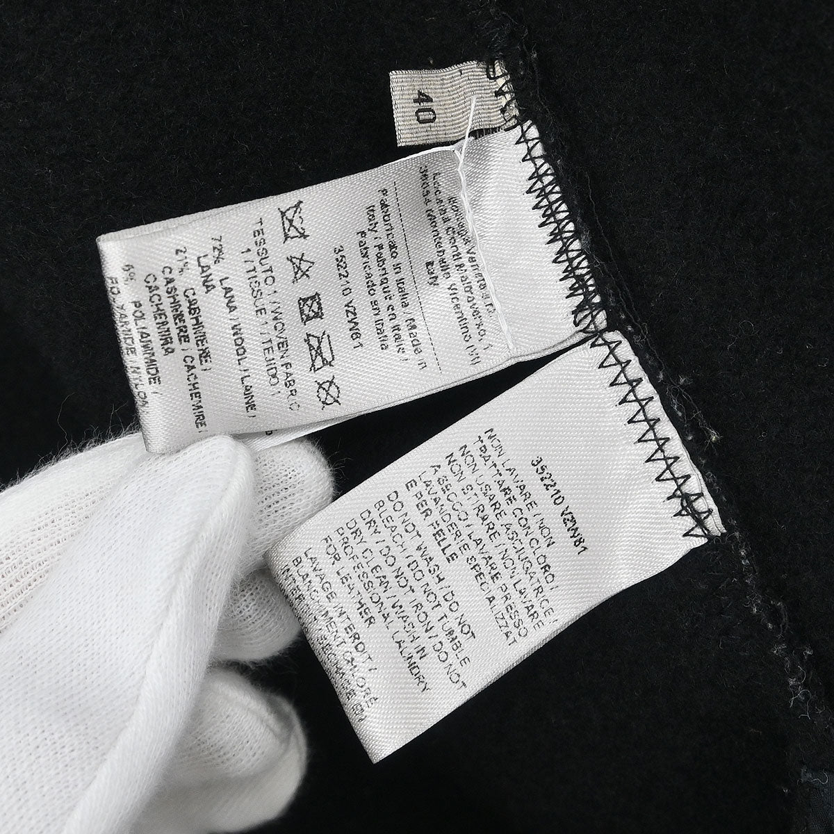 Bottega Veneta Collarless Coat Black #40