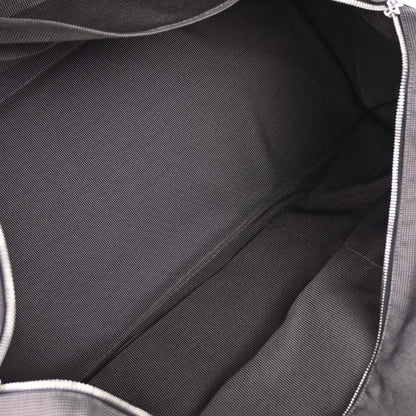 Hermes Gray Canvas Herline Tote TGM Handbag