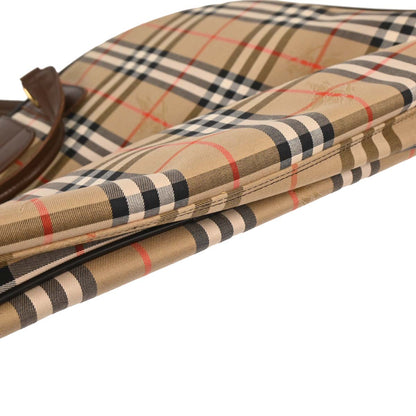 Burberrys Beige Brown House Check Garment Bag