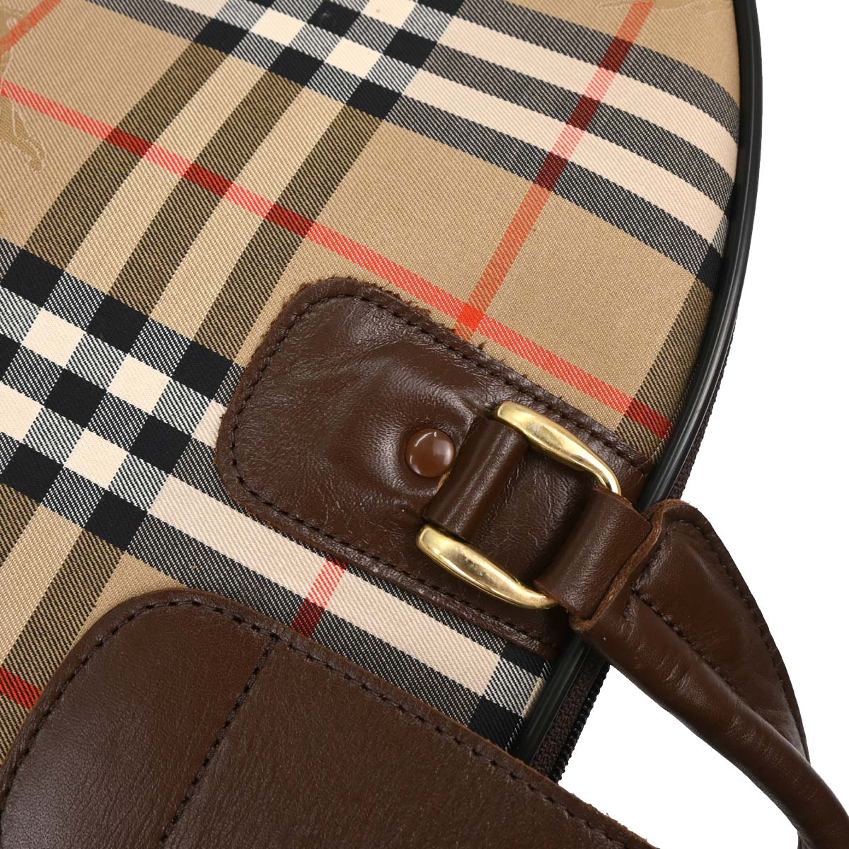 Burberrys Beige Brown House Check Garment Bag