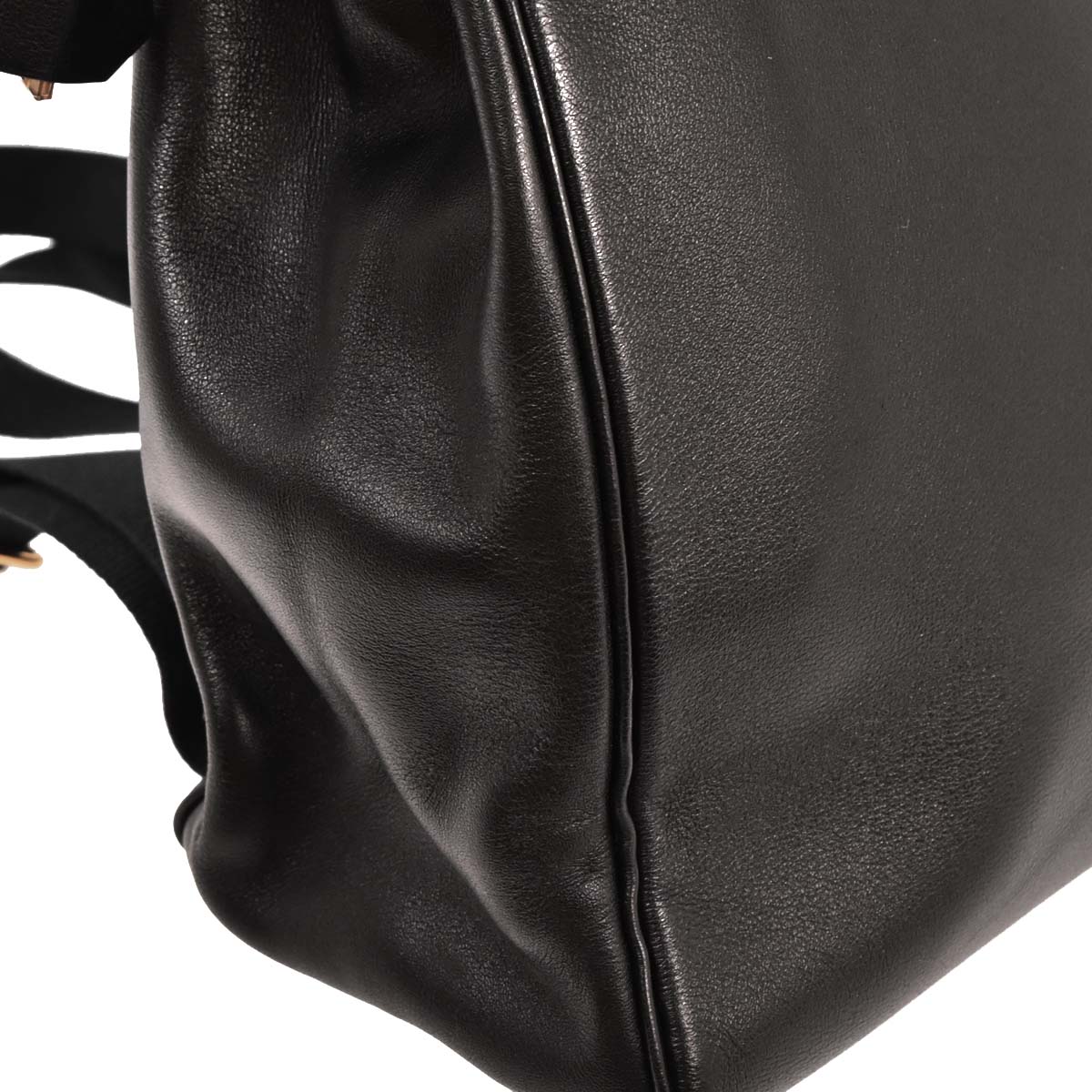 Hermes Black Gulliver Kelly A Dos GM Backpack