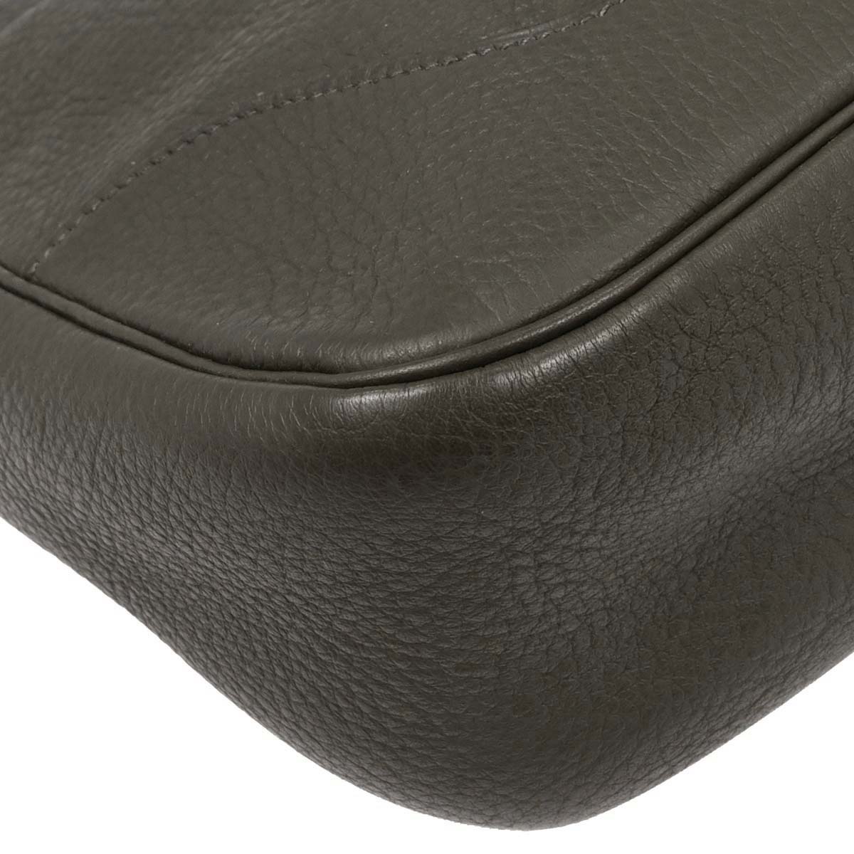 Hermes Olive Green Fjord Trim 31 Shoulder Bag