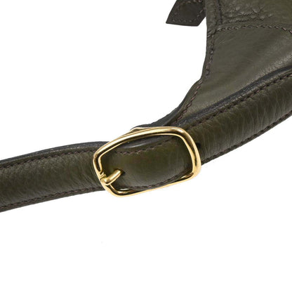 Hermes Olive Green Fjord Trim 31 Shoulder Bag
