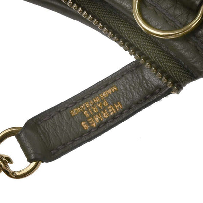 Hermes Olive Green Fjord Trim 31 Shoulder Bag