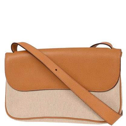 Hermes Natural Toile H Vache Liegee Sac Colorado MM Handbag