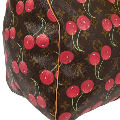 Louis Vuitton Monogram Cherry Keepall 45 Duffle Handbag M95011