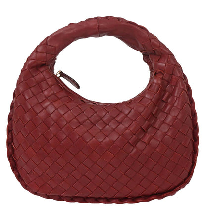 Bottega Veneta Bordeaux Intrecciato Hobo Handbag