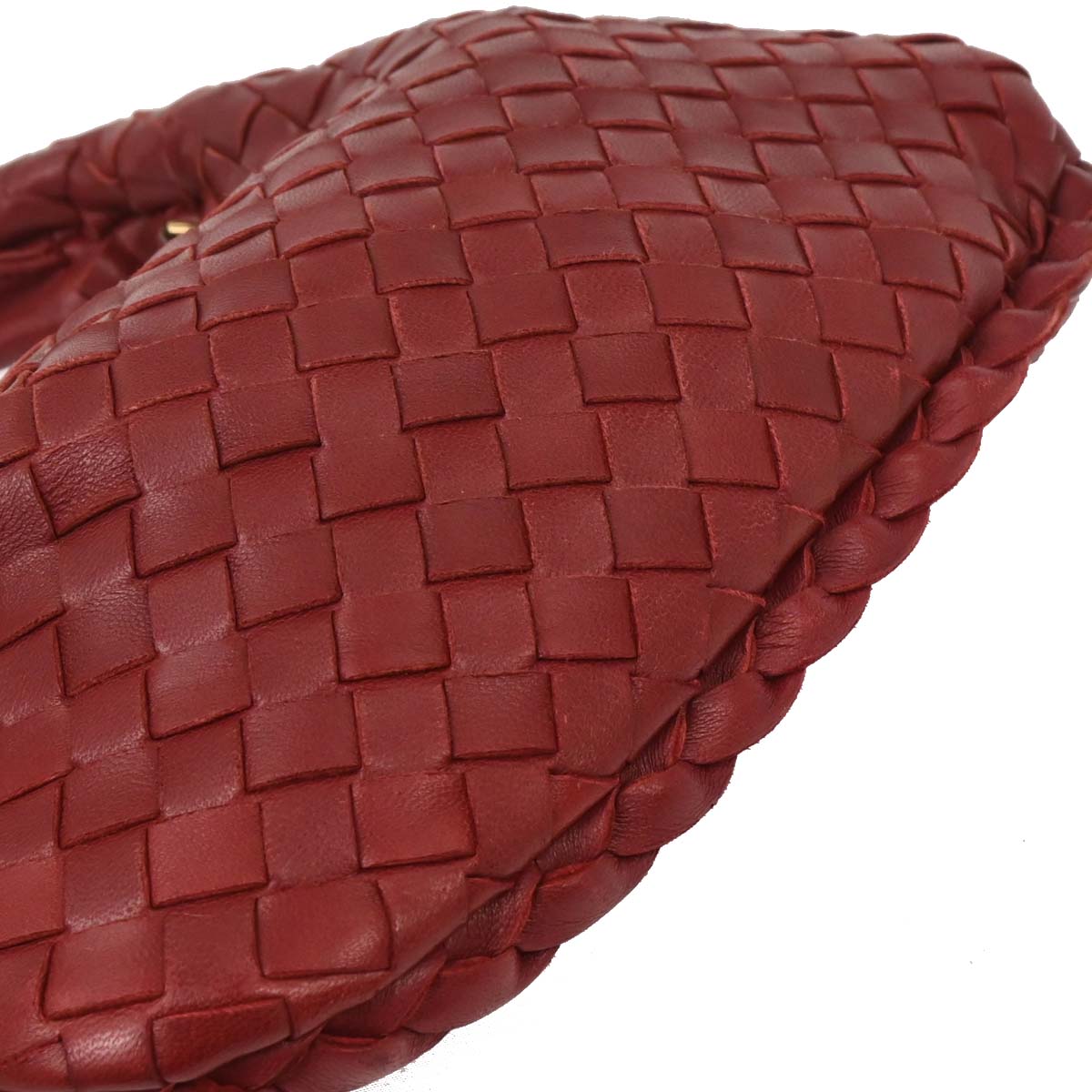 Bottega Veneta Bordeaux Intrecciato Hobo Handbag