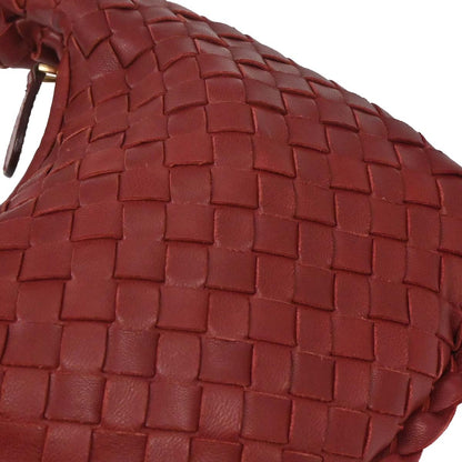 Bottega Veneta Bordeaux Intrecciato Hobo Handbag
