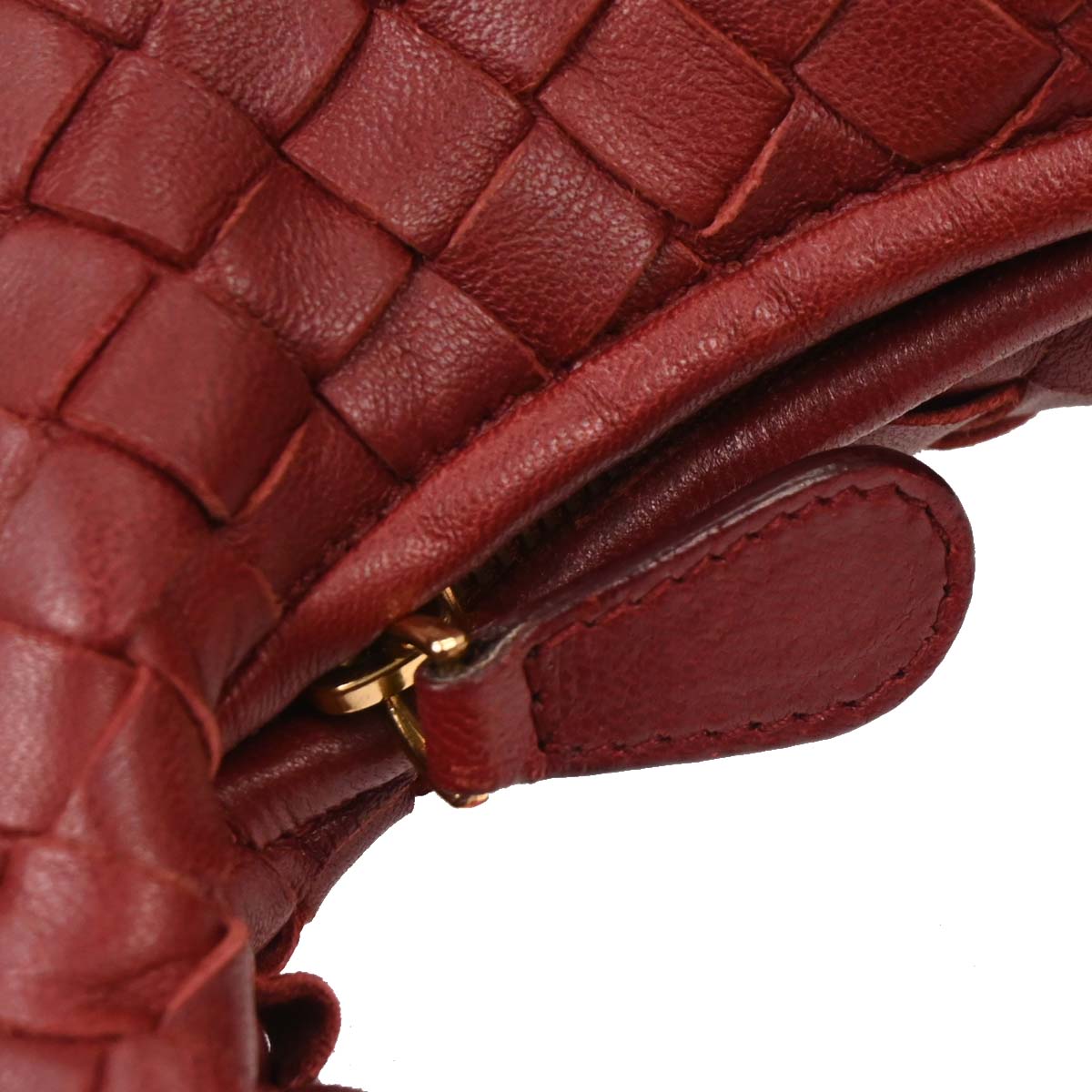 Bottega Veneta Bordeaux Intrecciato Hobo Handbag