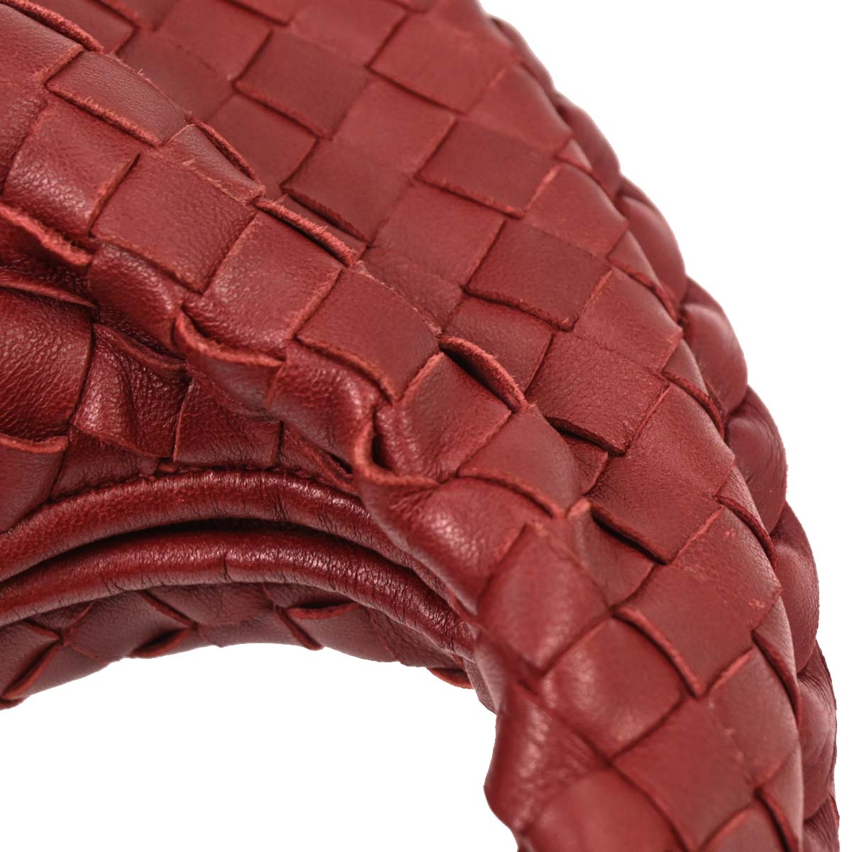 Bottega Veneta Bordeaux Intrecciato Hobo Handbag
