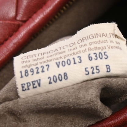 Bottega Veneta Bordeaux Intrecciato Hobo Handbag