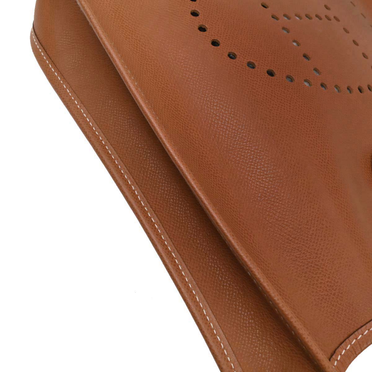 Hermes Cognac Epson Evelyne 2 PM Shoulder Bag