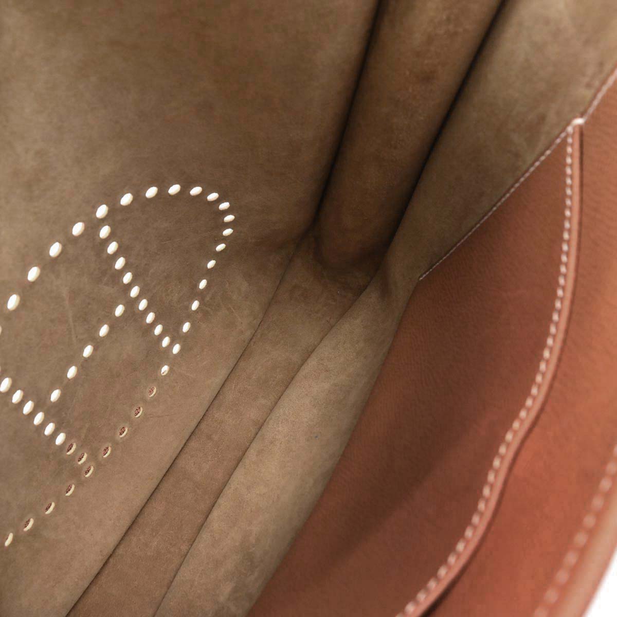 Hermes Cognac Epson Evelyne 2 PM Shoulder Bag
