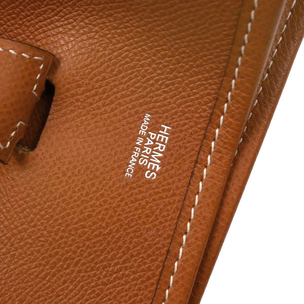 Hermes Cognac Epson Evelyne 2 PM Shoulder Bag