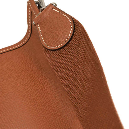 Hermes Cognac Epson Evelyne 2 PM Shoulder Bag