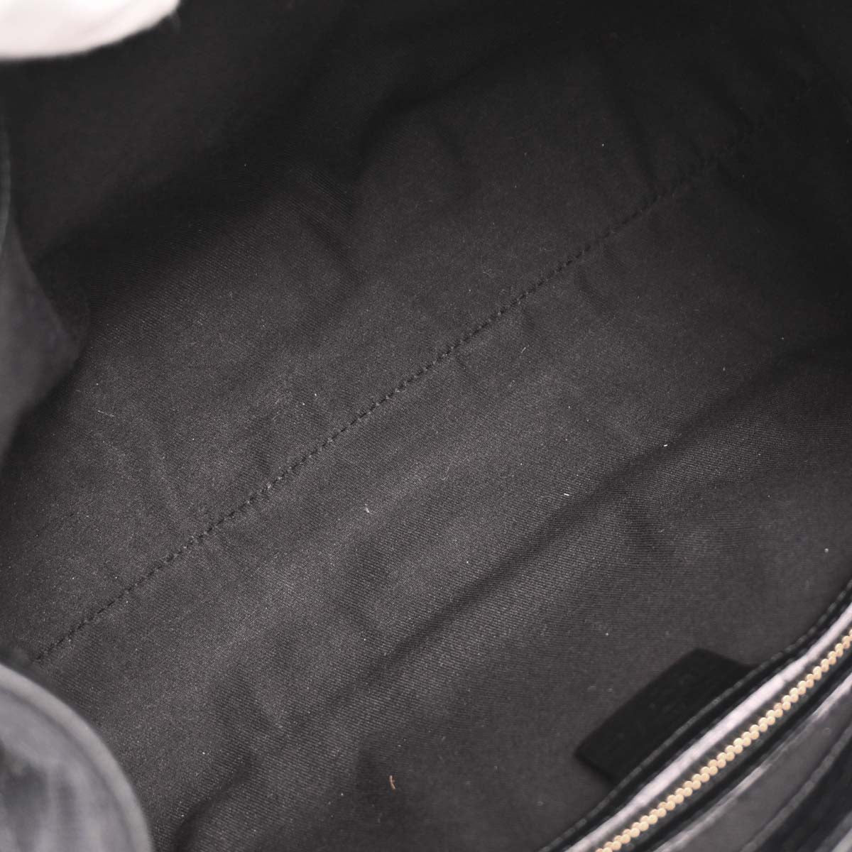 Gucci Black Canvas GG Handbag