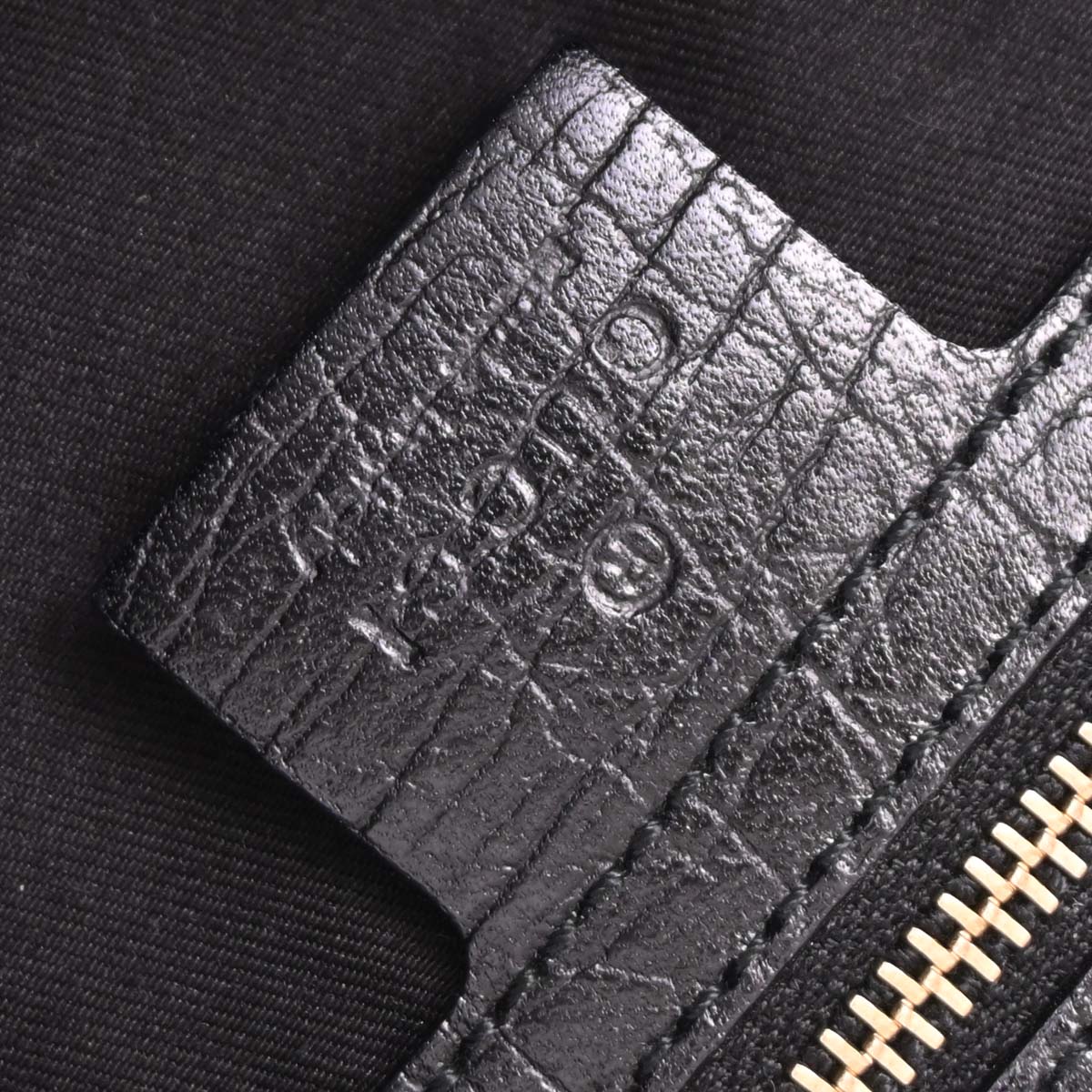 Gucci Black Canvas GG Handbag