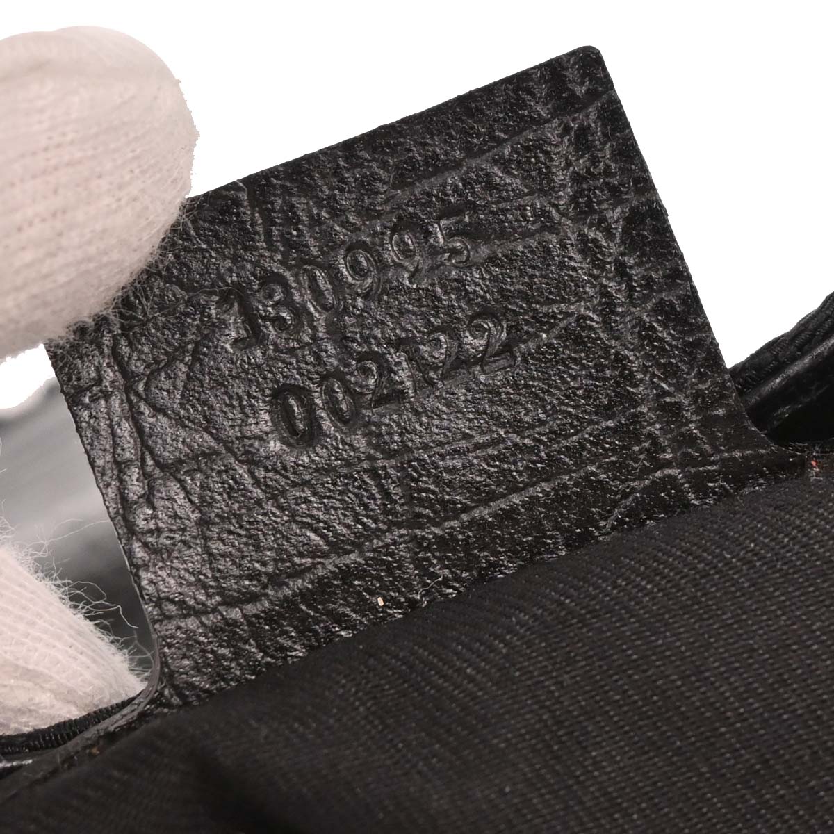 Gucci Black Canvas GG Handbag