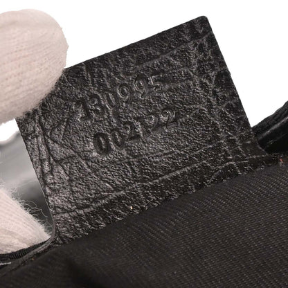 Gucci Black Canvas GG Handbag