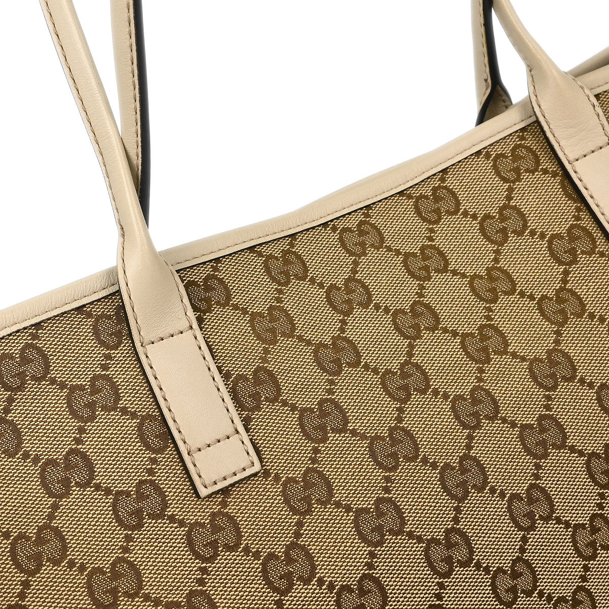 Gucci Brown Beige GG Tote Bag