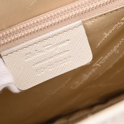 Salvatore Ferragamo Ivory Gancini 2way Shoulder Handbag