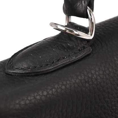 Hermes Black Togo Kelly 32 Retourne 2way Shoulder Handbag