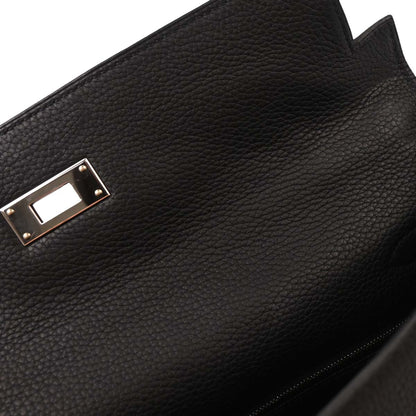 Hermes Black Togo Kelly 32 Retourne 2way Shoulder Handbag