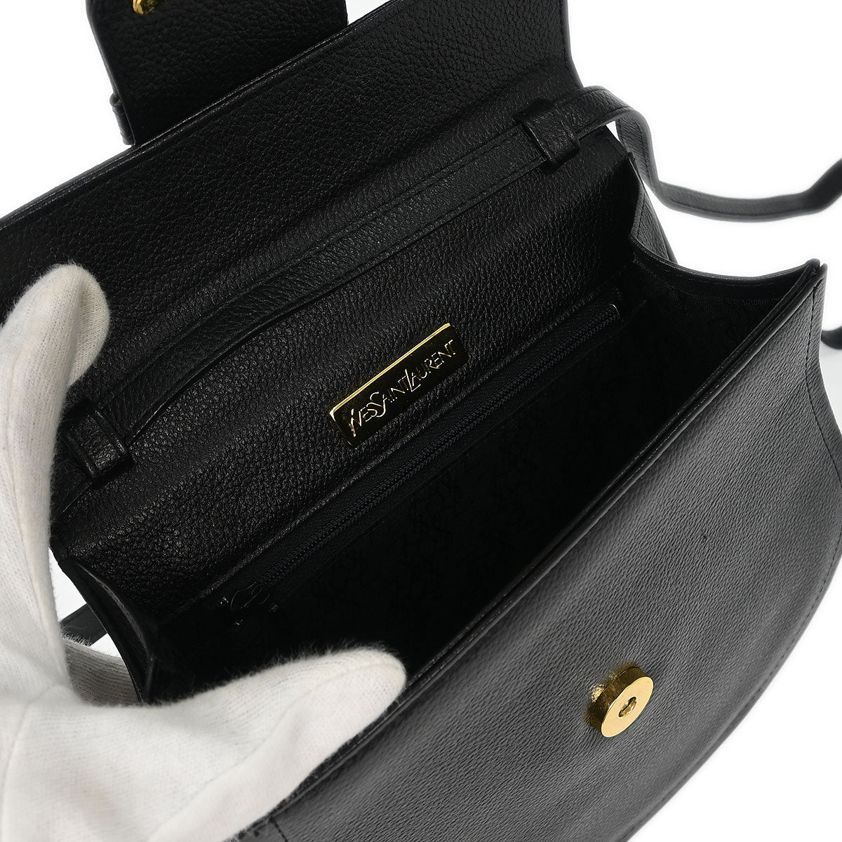 Yves Saint Laurent Black Shoulder Bag