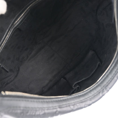 Gucci Black GG Twins Guccissima Hobo Bag