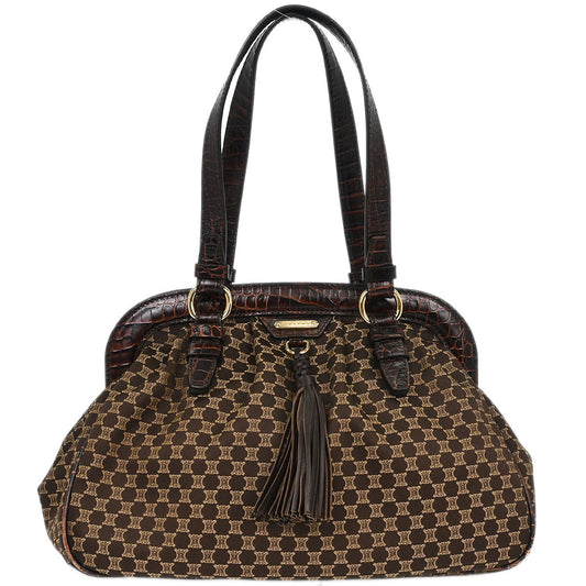 Celine Brown Macadam Handbag