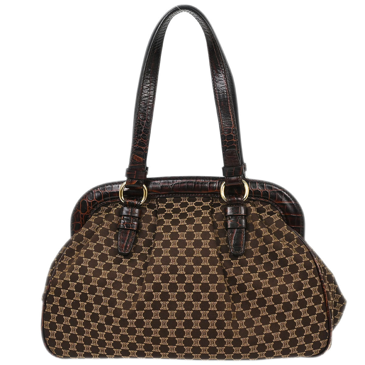 Celine Brown Macadam Handbag