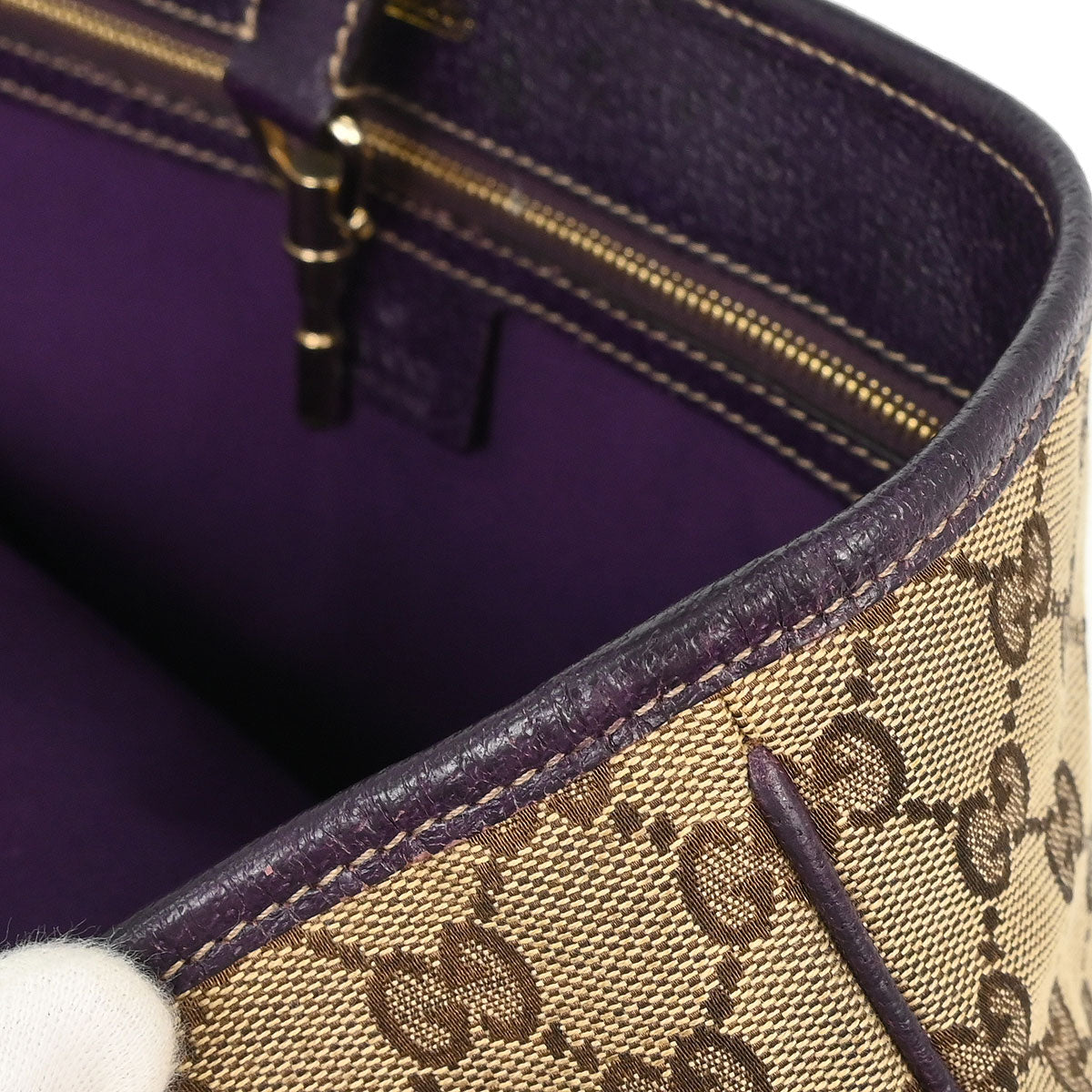 Gucci Brown Beige New Jackie Tote Bag