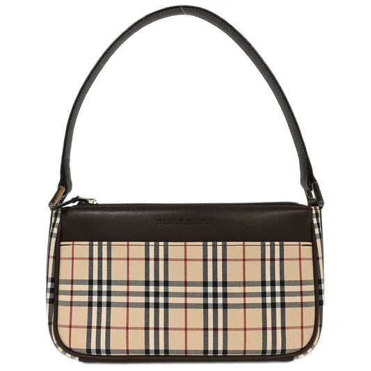Burberry Beige Brown Burberry Check Handbag