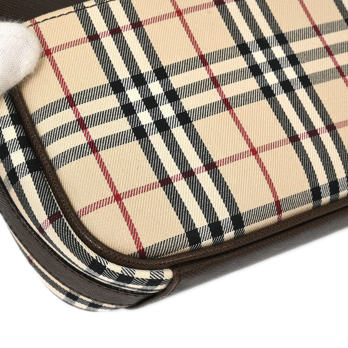 Burberry Beige Brown Burberry Check Handbag