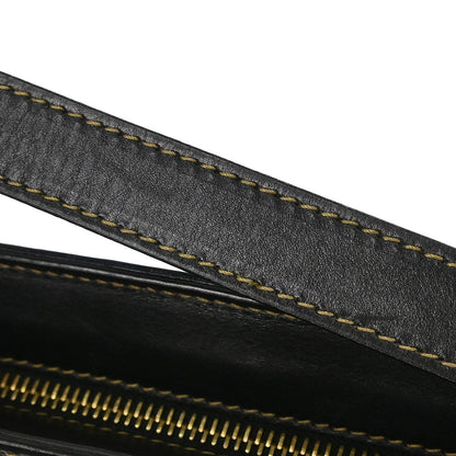 Fendi Brown Black Pequin Shoulder Bag