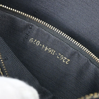 Fendi Brown Black Pequin Shoulder Bag