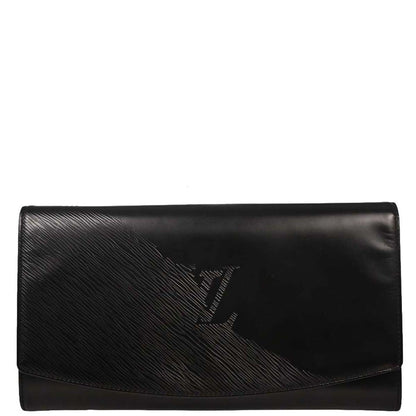 Louis Vuitton Black Opera Aegean Clutch Handbag M63962