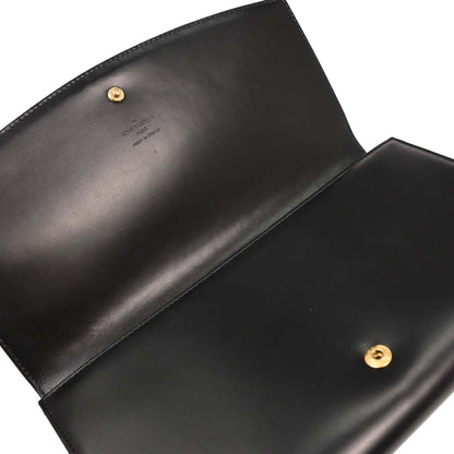 Louis Vuitton Black Opera Aegean Clutch Handbag M63962