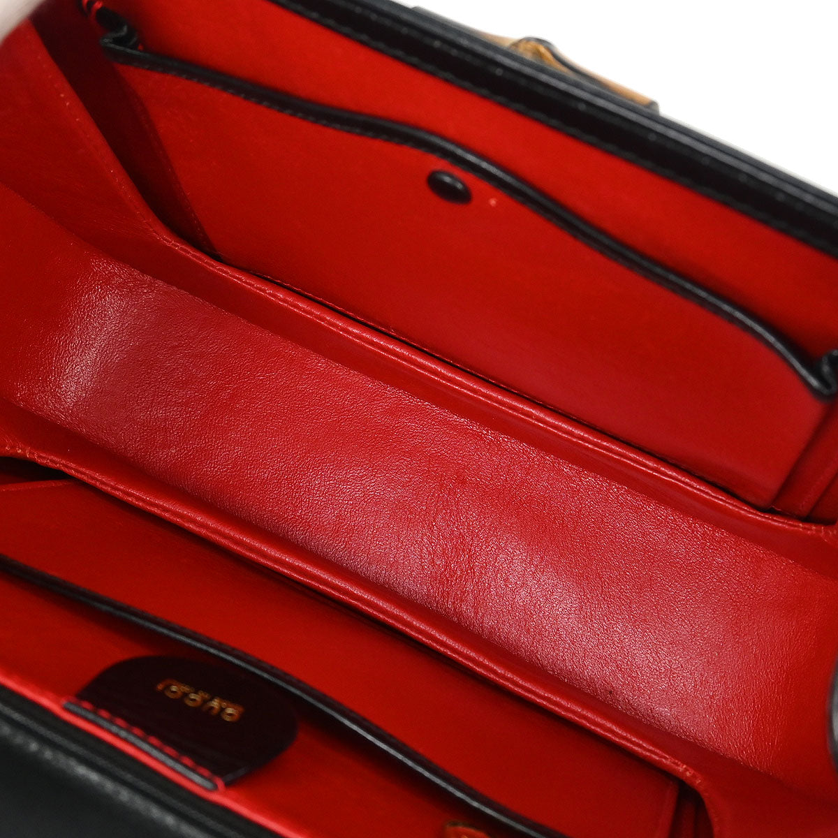 Gucci Black Bamboo 2way Shoulder Handbag