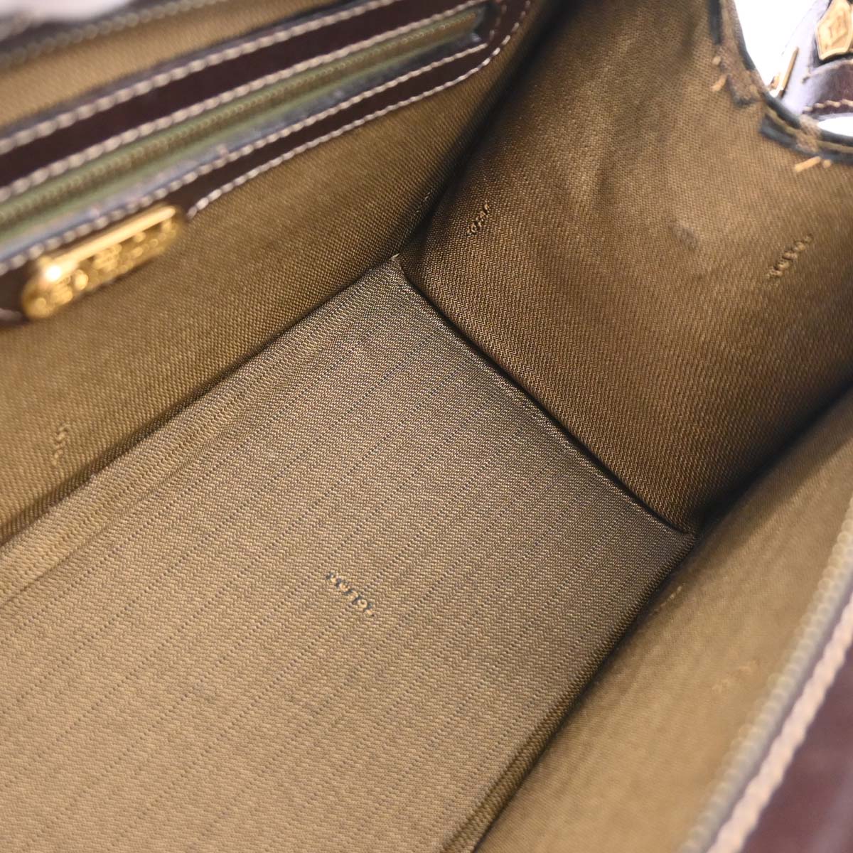 Fendi Brown Zucca 2way Shoulder Handbag