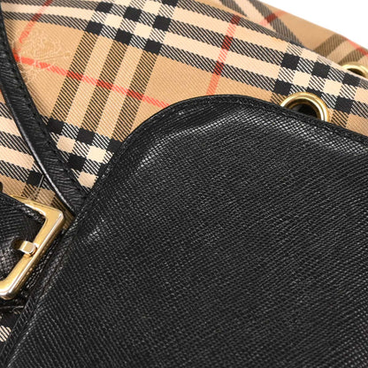 Burberry Beige Black House Check Backpack