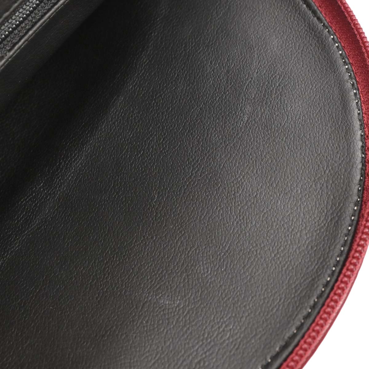 Yves Saint Laurent Red Leather Y Cut Out Handbag