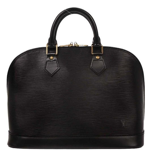 Louis Vuitton Black Epi Alma Handbag M52142