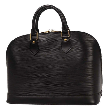 Louis Vuitton Black Epi Alma Handbag M52142
